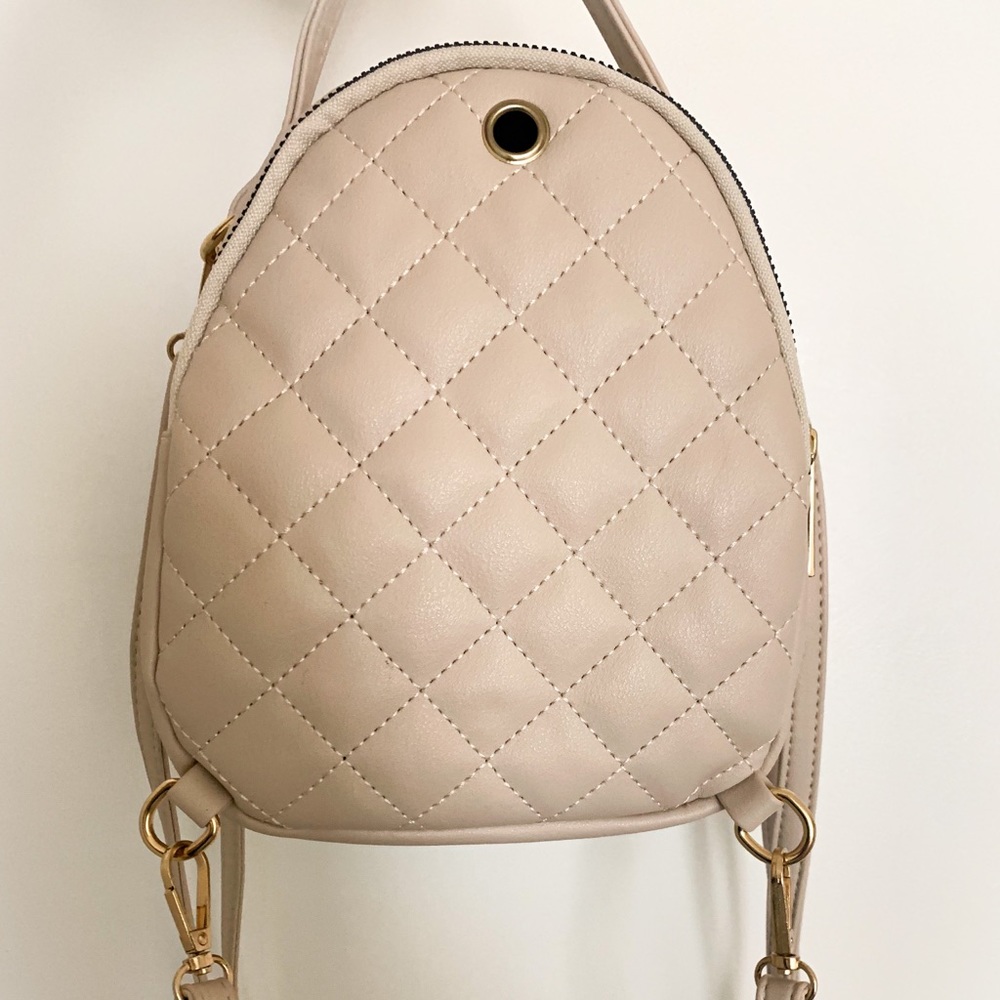 Fashion Nova Beige Backpack